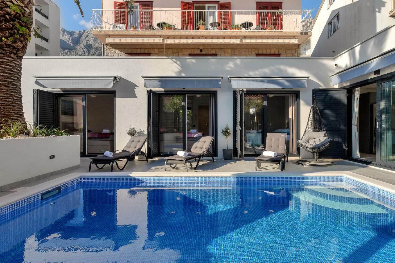 Lulani Makarska Pool Apartment Zewnętrze zdjęcie